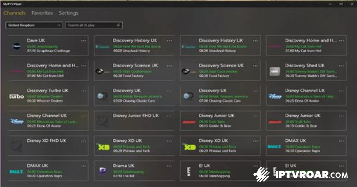 Descarga un reproductor IPTV para Windows como PotPlayer o VLC Media Player y accede a una amplia variedad de canales de televisión, películas y series en direc