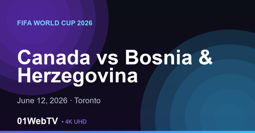 Canada vs Bosnia & Herzegovina