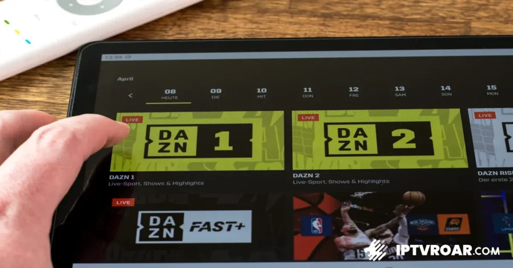 IPTV DAZN: Bundesliga & Champions League Streaming in HD | DAZN Sender für Sport-Streaming Deutschland | DAZN IPTV App für Formel 1 & Fußball Live