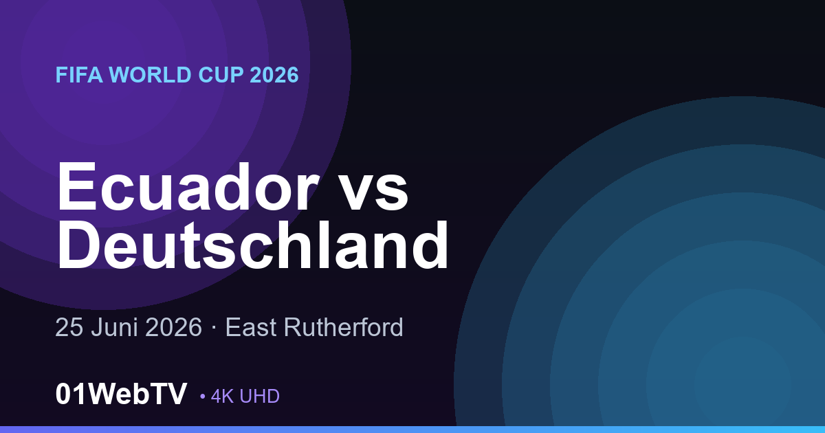 Ecuador vs Deutschland