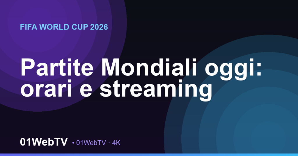 Partite Mondiali oggi: orari e streaming