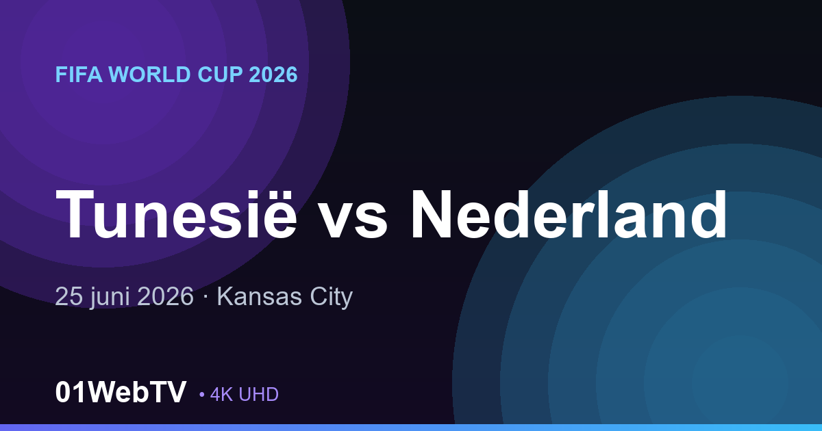 Tunesië vs Nederland