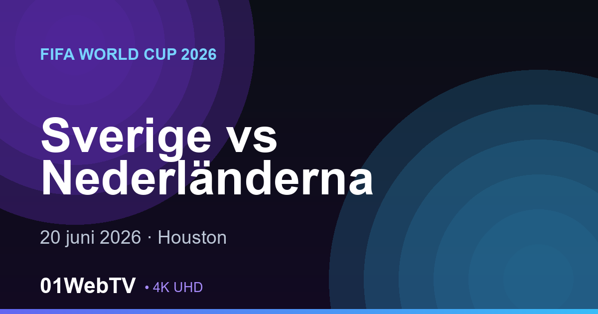 Sverige vs Nederländerna