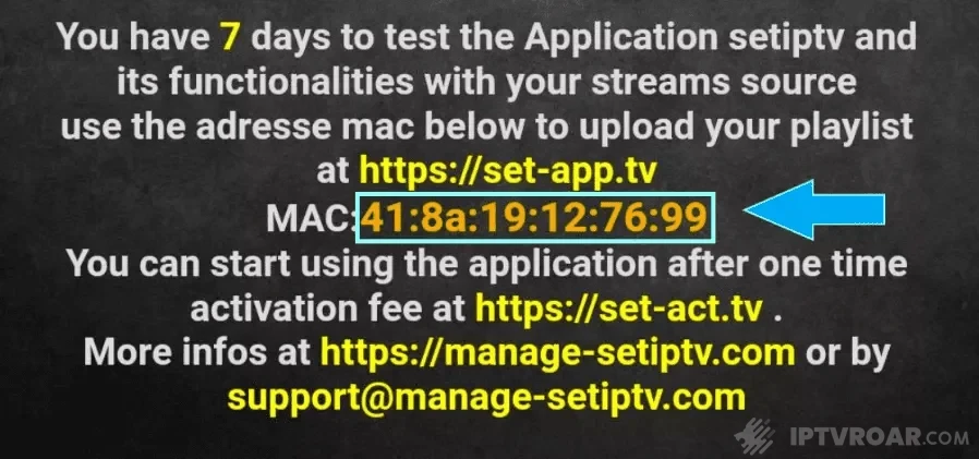 MAC Address Example