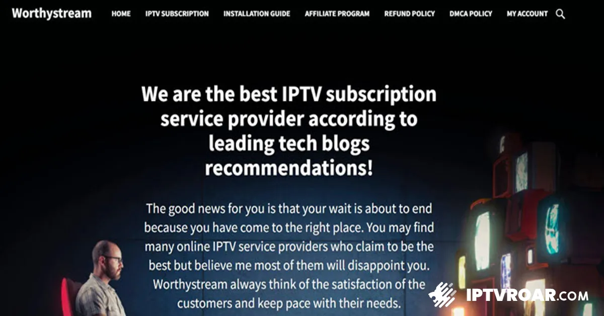 Experience the future of television with Worthystream's IPTV service. Get VIP access to live TV channels, 4K HDR content, and surround sound. Enjoy a free trial